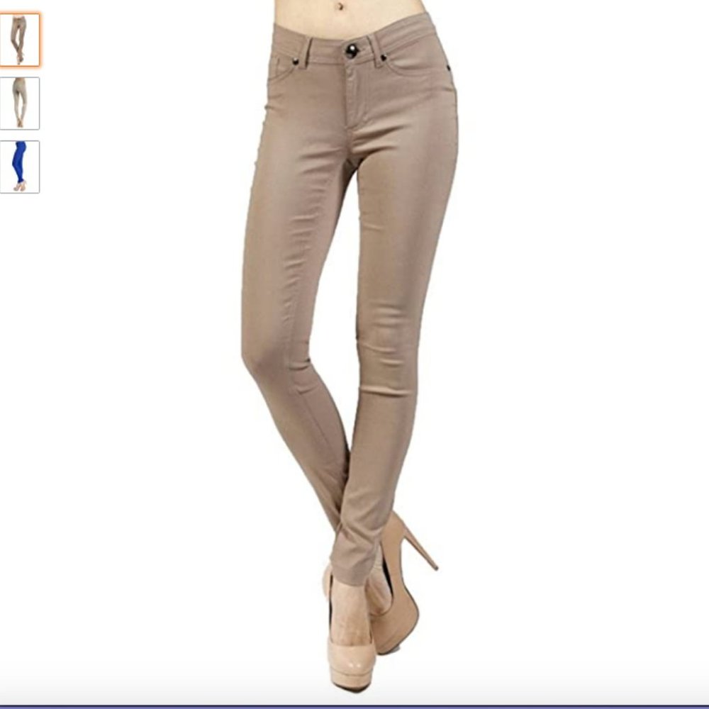 NWT Small  tan Active USA skinny pant